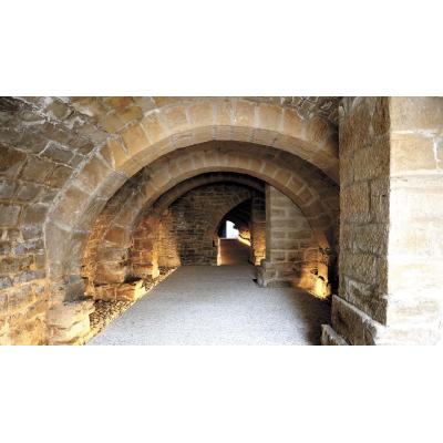 Culmina tras cuatro años la restauración de las galerías medievales de Olite