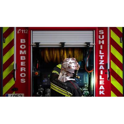 Trasladadas tres personas por inhalación de humo en el incendio de una vivienda en Olite