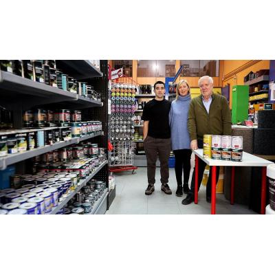 La segunda generación que garantiza el futuro de Pinturas Tubalpin en Tafalla