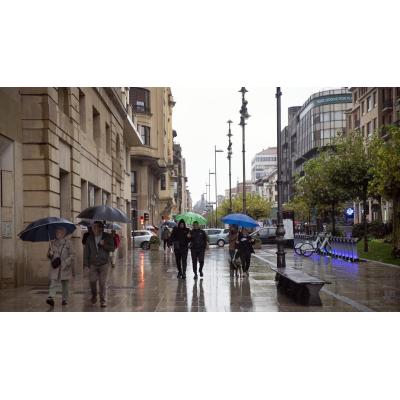 Aviso amarillo por lluvias y tormentas con probalilidad de granizo este domingo en el centro y la vertiente cantábrica de Navarra