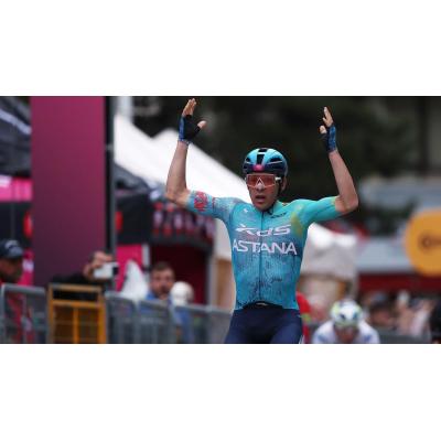 El uruguayo Guillermo Silva, nuevo líder del Giro tras imponerse en la segunda etapa