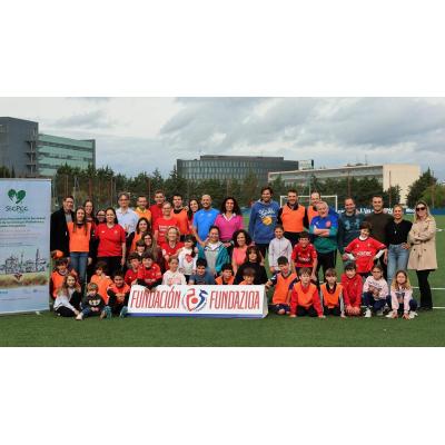 Un partido de fútbol, de todo corazón