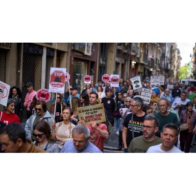 Una manifestación reclama una moratoria de dos años en los proyectos de biometanización en Navarra