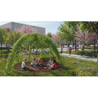 Pamplona sigue ampliando su red de patios renaturalizados con los colegios de San Francisco y Rochapea