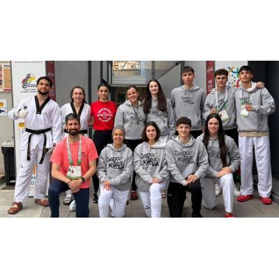 Navarra logra cinco medallas en el Campeonato de España Universitario de Taekwondo