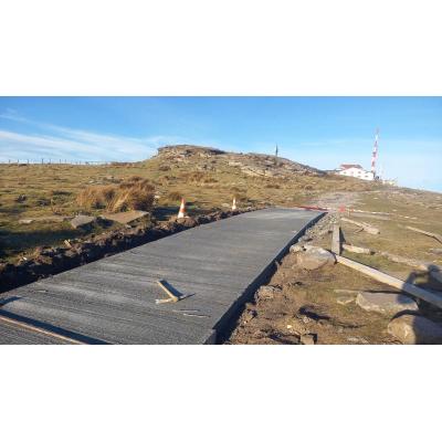 Bera acondiciona la pista a Larrún, dañada por las lluvias de 2023