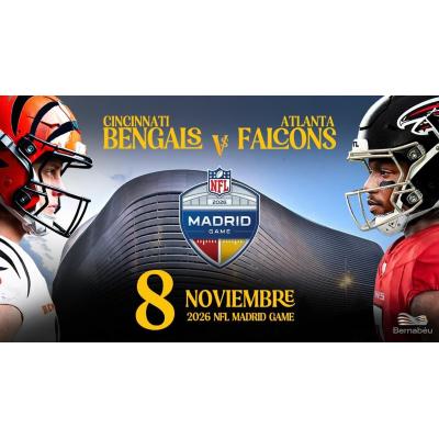 Los Cincinnati Bengals se enfrentarán a los Atlanta Falcons en el 2026 NFL Madrid Game el 8 de noviembre
