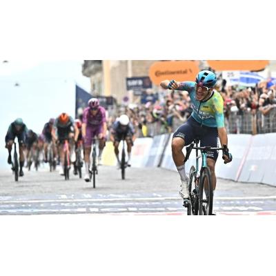 Ballerini gana al esprint la sexta etapa del Giro y Afonso Eulálio conserva el liderato