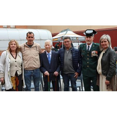 Elías Sánchez Hernández, guardia civil retirado de 97 años, el más longevo de Navarra: "Si volviera a nacer, repetiría"