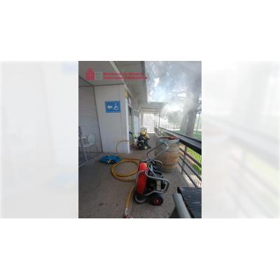 Se incendia un cuadro eléctrico en un local de hostelería de Cascante
