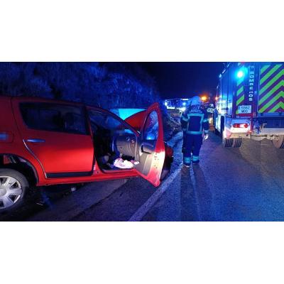 Herida una mujer de 22 años en una salida de vía en Villava
