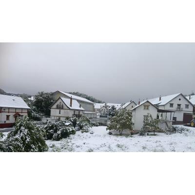Fotos de la nieve en Navarra en pleno mes de mayo