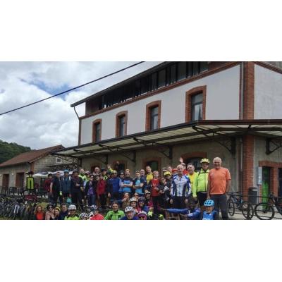 Pamplona y Lekunberri, unidos por bicicleta por la Vía Verde del Plazaola
