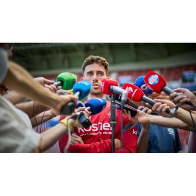 Kike Barja: "El equipo tiene que jugar con la mentalidad de que nos tienen que matar para robarnos el tesoro de Primera División"