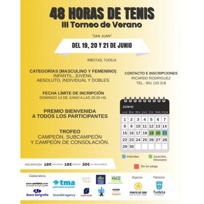 III Torneo de Verano ''San Juan'' 48 horas de Tenis.