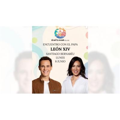 Christian Gálvez y Patricia Pardo presentarán el acto del Papa en el Santiago Bernabéu