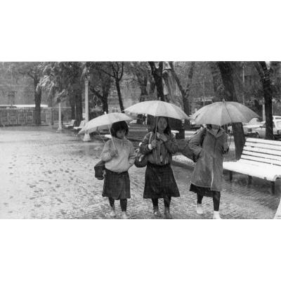 1985, el año que la nieve sorprendió a los pamploneses en pleno mes de mayo