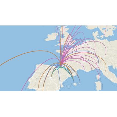 Vuelos a una hora en coche de Pamplona: 8 destinos en España y más de 20 en Europa para el verano