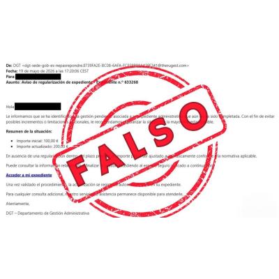 La DGT alerta sobre una nueva estafa: cuidado si te solicitan el pago de una multa por estos canales