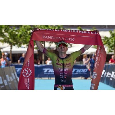 Gálvez y Alberdi, campeones del XI Half Triathlon Pamplona-Iruña