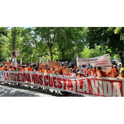 Cientos de personas recorren Madrid en defensa de una vivienda "digna" y frente a los "ataques del rentismo"