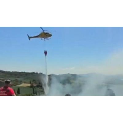 Extinguido un incendio en un cobertizo en Arzoz