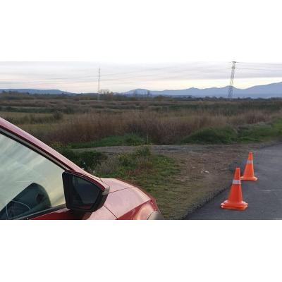 Dos heridos al caerse de la moto en Liédena