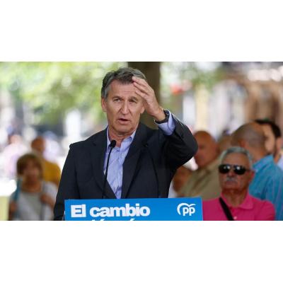 Feijóo dice que hará todo lo posible para cambiar el Gobierno: "Cuando digo todo, es todo"
