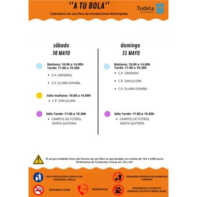 A TU BOLA 30 al 31 de mayo de 2026