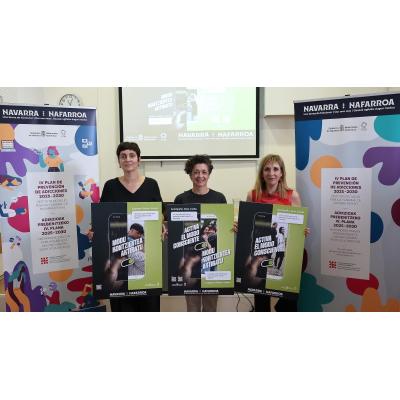 Campaña para prevenir el uso de pantallas: el 77,8% de los adolescentes en Navarra disponen de un móvil con internet
