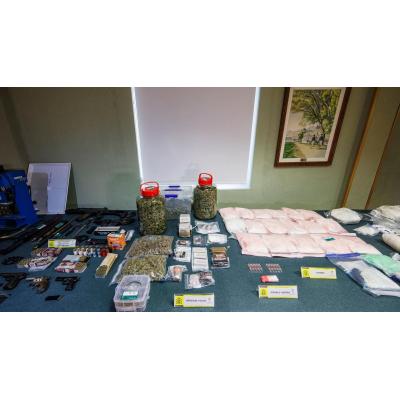 16 detenidos y 160.000 dosis de droga intervenidas en una operación en cuatro provincias