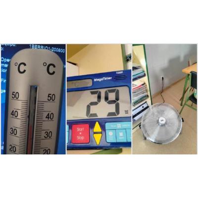 Hasta 32 grados: exigen "medidas urgentes frente al calor en las aulas"