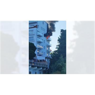 Una navarra afectada en el incendio de Girona: "Mirad, nuestro hotel está ardiendo; han empezado a explotar los cristales"