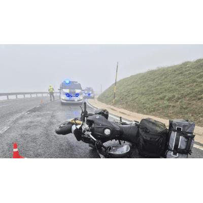 Fallece un motorista en el puerto de Belagua