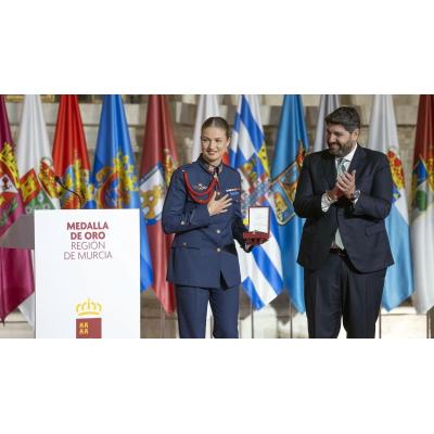 La Princesa Leonor, en Murcia: "Como una cowboy de la A-3, echaré de menos el trayecto camino del mar"