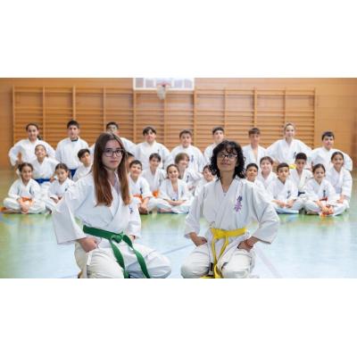 Dos karatekas de la escuela municipal de Corella, en la Copa del Mundo de Vitoria