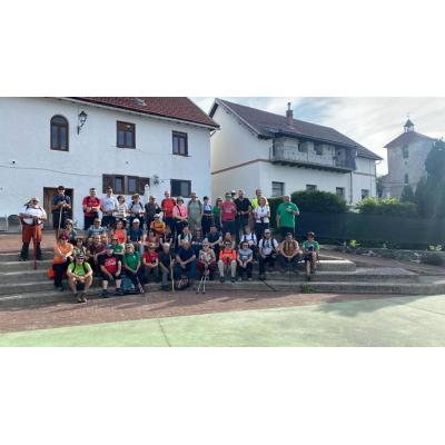 Cumpleaños a pie por la cañada en Aezkoa
