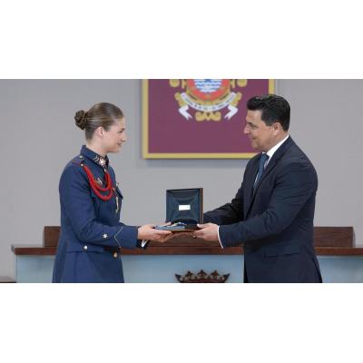 Fotos de la princesa Leonor recibiendo la Medalla de Oro de la Comunidad de Murcia