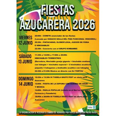 La Azucarera celebra sus fiestas del 12 al 14 de junio