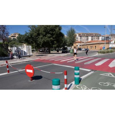 Tudela da una solución definitiva al cruce del colegio Griseras 8 años después