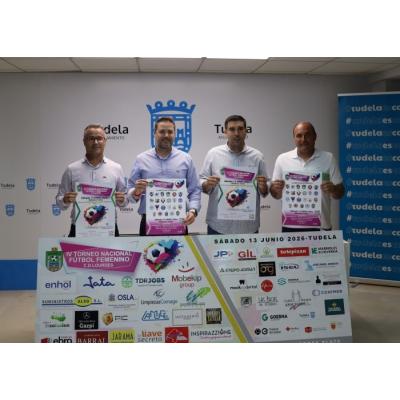 Tudela presenta el IV Torneo Nacional de Fútbol Femenino del C.D. Lourdes