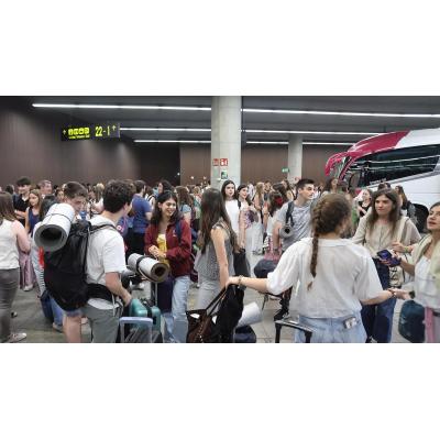 Cientos de navarros viajan a Madrid para ver al Papa León XIV
