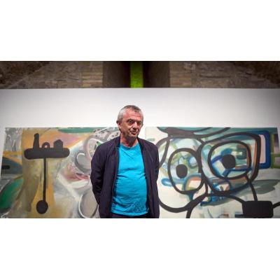 Fotos de la exposición de Alfonso Ascunce en el Pabellón de Mixtos de la Ciudadela de Pamplona