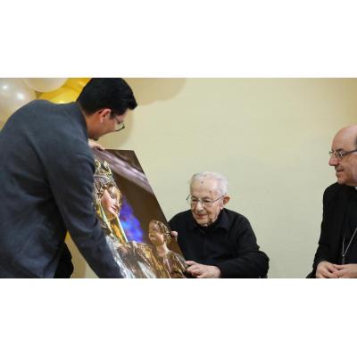 Jesús Labiano, el prior que revitalizó Roncesvalles, cumple 100 años