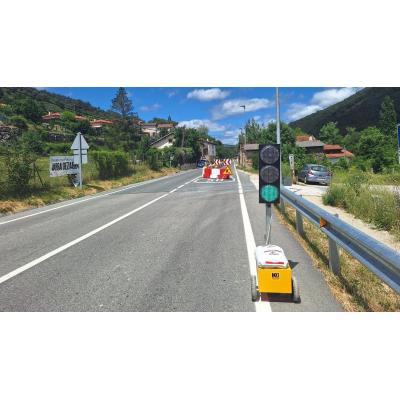 Paso alternativo en la nacional N-135 por obras en la travesía de Zuriain