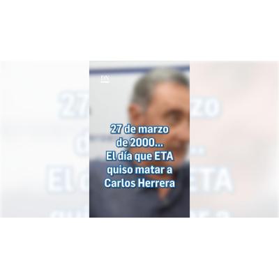 Carlos Herrera: "Fueron 30 o 40 segundos interminables"