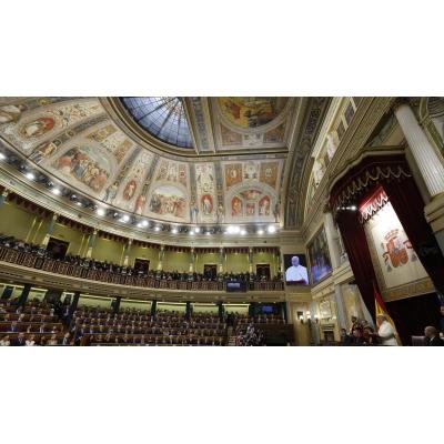 León XIV critica en el Congreso la "descalificación permanente del adversario" y dice que el poder tiene límites