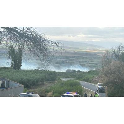 Sofocado un incendio iniciado por la quema de restos de poda en Corella
