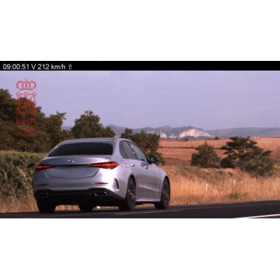 Investigado un conductor al ser sorprendido cuando circulaba a 212 km/h en Cadreita