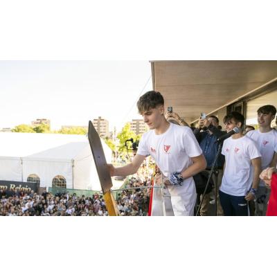 Cohete taekwondista en Sarriguren